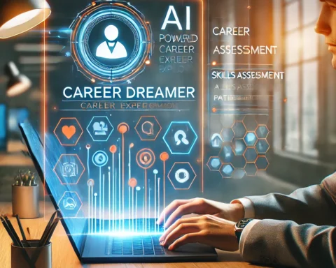 Herramienta de IA Career Dreamer mostrando opciones de carrera